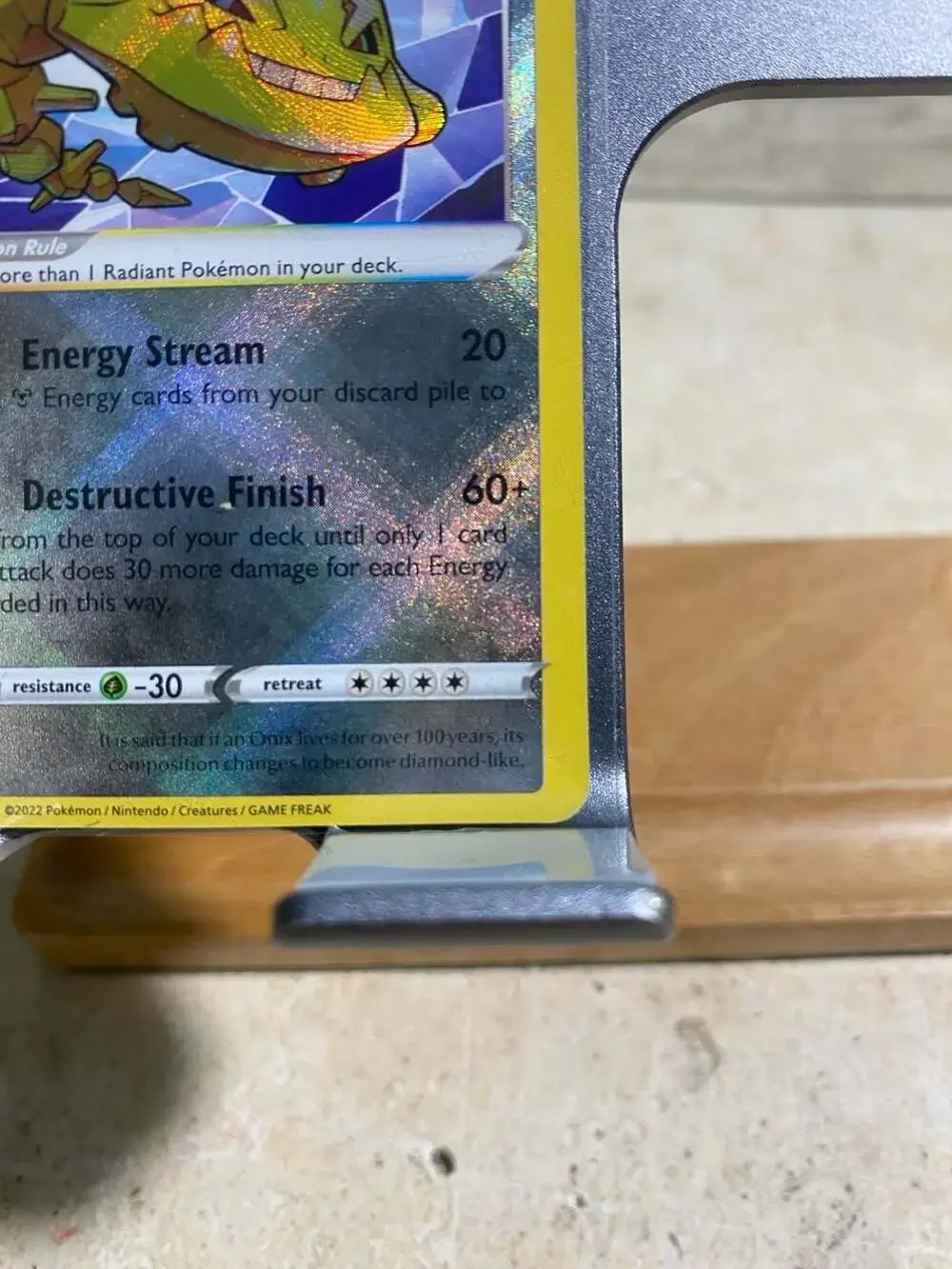 Radiant Steelix - 124/196 Ultra Rare Lost Origin NM Pokemon TCG 5P